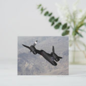SR 71 Blackbirdはがき ポストカード (スタンド正面)