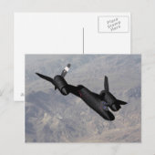 SR 71 Blackbirdはがき ポストカード (正面/裏面)