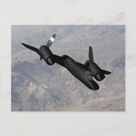 SR 71 Blackbirdはがき ポストカード (正面)
