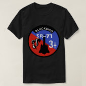 SR-71 Blackbird +3 Badge   Tシャツ (デザイン正面)
