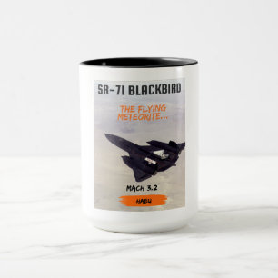 SR-71 Blackbird Habuデザイナーマグ マグカップ