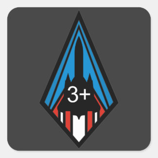 SR-71 Blackbird Mach 3記念記章 スクエアシール