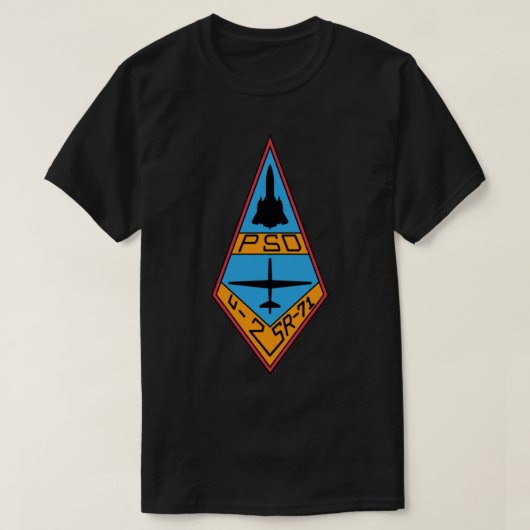 SR-71 Blackbird Physiological Support Division Ins Tシャツ (デザイン正面)