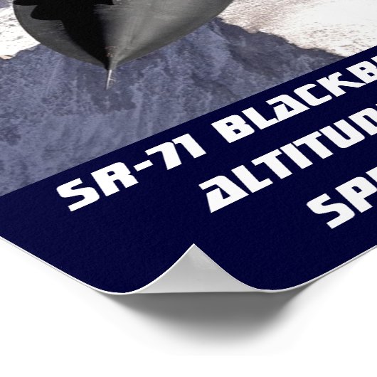 SR-71 Blackbird  POSTER ポスター (角)