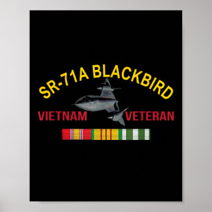 Sr-71a Blackbirdベトナム退役軍人Sr 71 Blackbird A ポスター