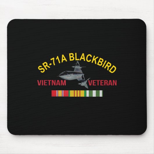 Sr-71a Blackbirdベトナム退役軍人Sr 71 Blackbird A マウスパッド (正面)