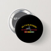 Sr-71a Blackbirdベトナム退役軍人Sr 71 Blackbird A 缶バッジ (正面&裏面)