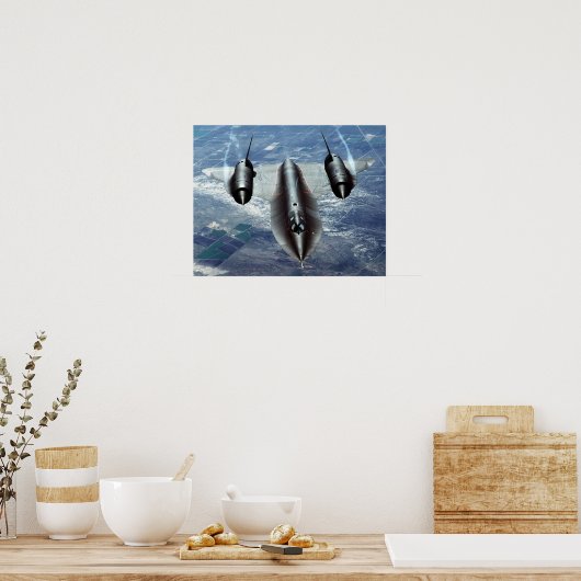 SR-71A Lockheed Poster ポスター (キッチン)