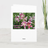 Sraragazer Lilies/Friend カード (裏面)