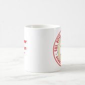 SRBabyのブーマーのシール2007年 コーヒーマグカップ (中央)