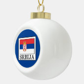 Srbija セラミックボールオーナメント (右)