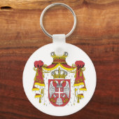 Srbija Grb / Serbian Coat of Arms キーホルダー (正面)