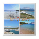 SRD010 SAN TEODORO,モザイク,サルデーニャ, タイル (正面)