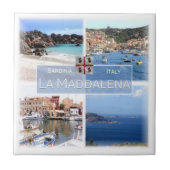 SRD023 LA MADDALENA,モザイク,サルデーニャ, タイル (正面)