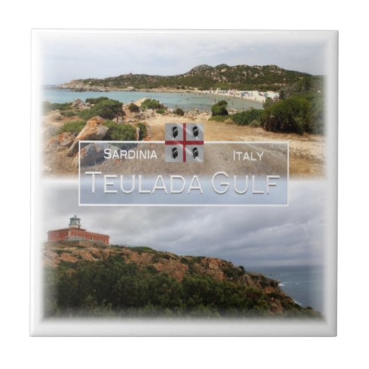 SRD029 TEULADA GULF, Sardinia, タイル (正面)