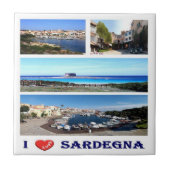 SRD041 SARDINIA I Love,モザイク,イタリア, タイル (正面)