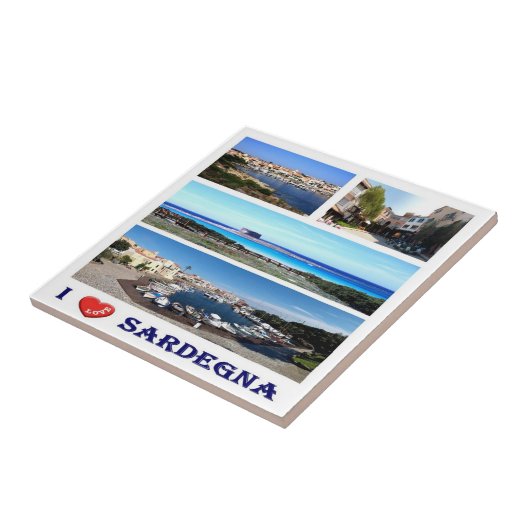 SRD041 SARDINIA I Love,モザイク,イタリア, タイル (側面)