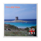 SRD044 STINTINO, Torre della Pelosa, タイル (正面)