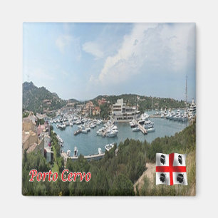 SRD054 PORTO CERVOザ・ポート,サルデーニャ,冷蔵庫 マグネット