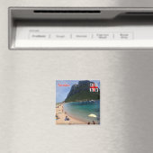 SRD058 OLBIA，タボラアイランド，サルデーニャ，冷蔵庫 マグネット (インサイチュ (食洗機))