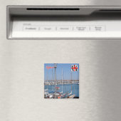 SRD066 ALGHERO Coral Coast, Sardinia,冷蔵庫 マグネット (インサイチュ (食洗機))
