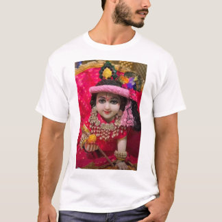 Sree Krisna DesignerプリントTシャツ Tシャツ