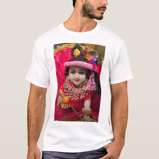 Sree Krisna DesignerプリントTシャツ Tシャツ (正面)
