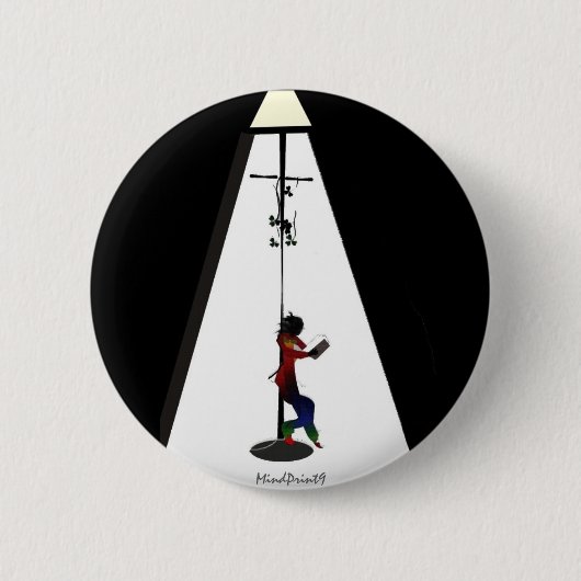 Sreetlightの読書 缶バッジ (正面)