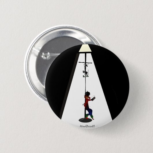 Sreetlightの読書 缶バッジ (正面&裏面)