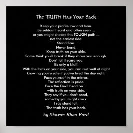 SRFによって真実と共に背の高い立ち ポスター