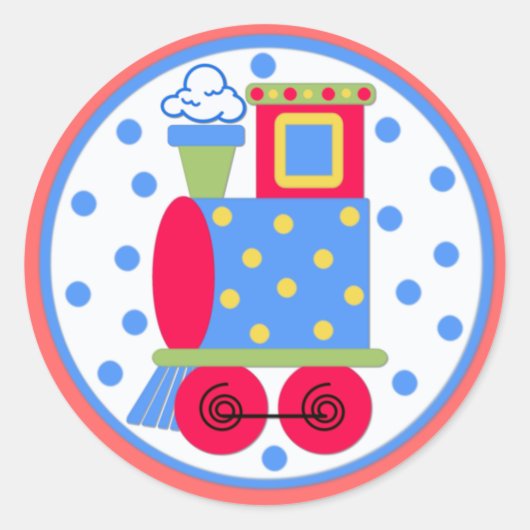 SRFによるオベビーステッカー ラウンドシール (正面)