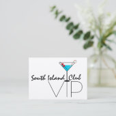 SRFによるクライアント/顧客のVIPカード 名刺 (スタンド正面)