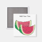 SRFによるスイカ磁石 マグネット (正面/裏面)