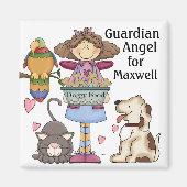 SRFによるペットのガーディアンエンジェルマグネット マグネット (正面)