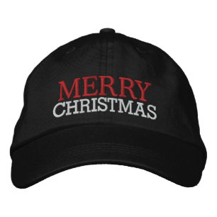 SRFによるメリークリスマスキャップ 刺繍入りキャップ
