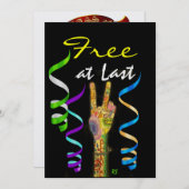 SRFによる卒業パーティー 招待状 (正面/裏面)