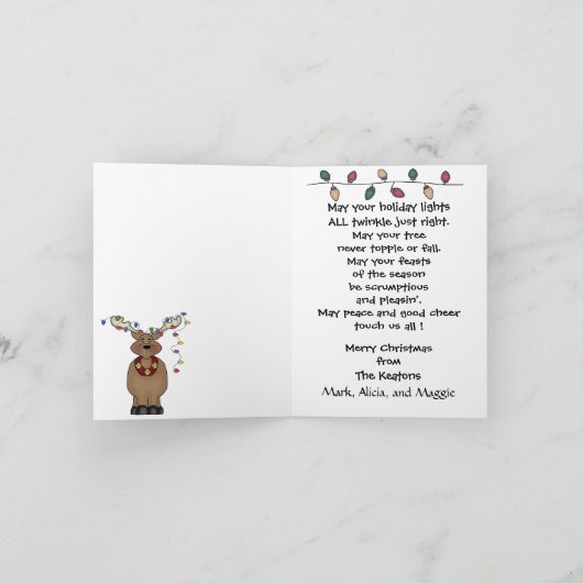 SRFによる地球のクリスマスカードの平和 シーズンカード (内部)