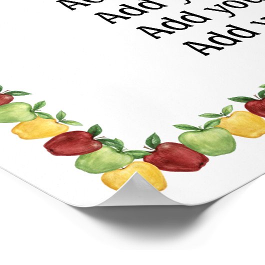 SRFによる学校先生の教室ルール ポスター (角)