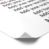 SRFによる学校先生の教室ルール ポスター (角)