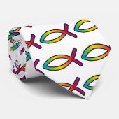 SRFによる宗教魚のシンボル ネクタイ (ロール)