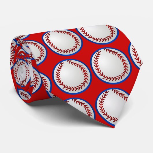 SRFによる野球タイ ネクタイ (ロール)