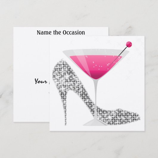 SRFのカクテルパーティー招待状 招待状 (正面/裏面)