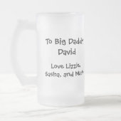 SRFのビールマグでビッグ・ドッグを台無しにするな フロストグラスビールジョッキ (左)