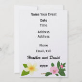 SRFのルアウ招待状 招待状 (裏面)