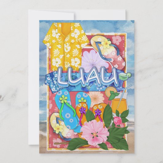 SRFのルアウ招待状 招待状 (正面)