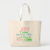 SRF先生引用文トート – あなたのイニシャル! ラージトートバッグ (正面)