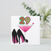 SRF 29歳の誕生日パーティー招待状 招待状 (スタンド正面)