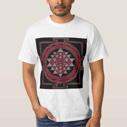 sriのyantra tシャツ (正面)