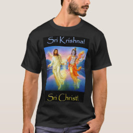 Sriキリスト/Sri Krishnaのॐ Tシャツ