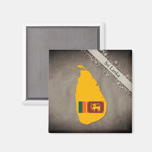 Sri Lanka マグネット (正面/裏面)
